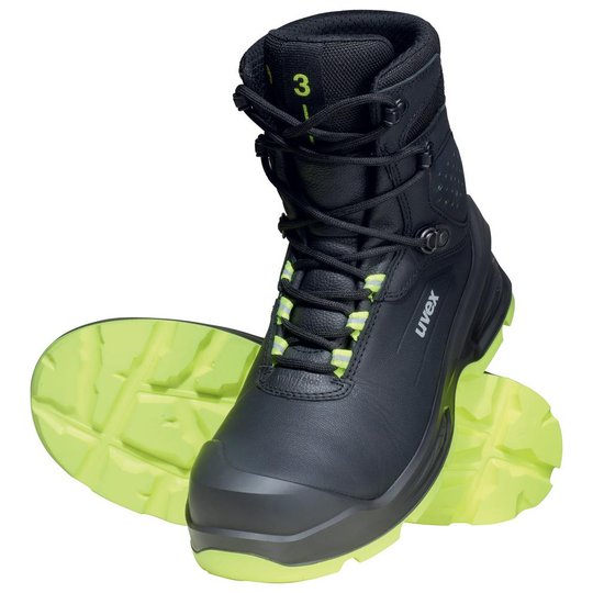 uvex 3 Stivali con lacci S3 dettaglio allacciatura uvex lacelock