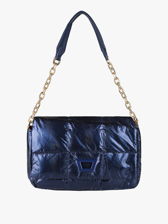 Solada Borsa donna puffer trapuntata con manico a catena