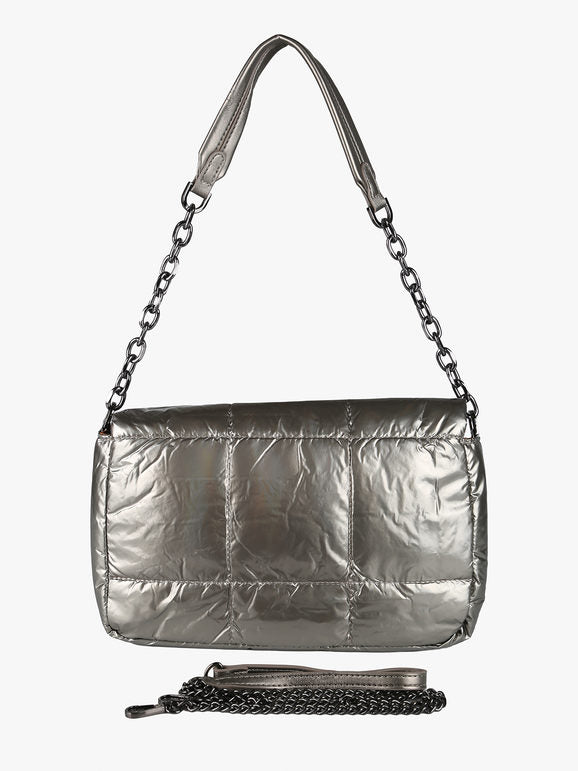 Solada Borsa donna puffer trapuntata con manico a catena